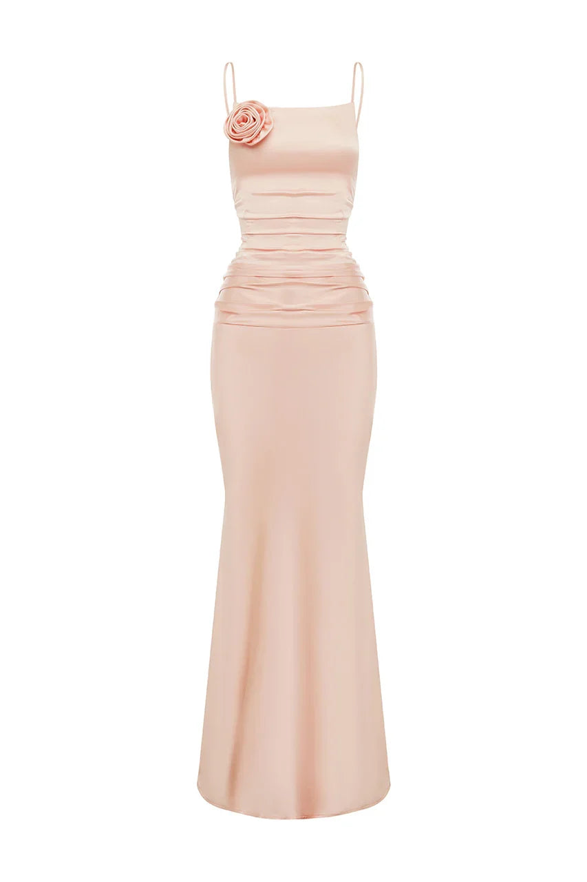 PIANNI MAXI DRESS - MUSK
