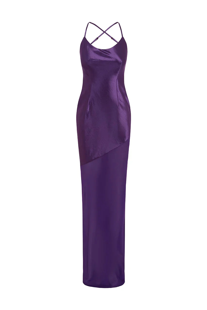 SAMANI MAXI DRESS - PURPLE