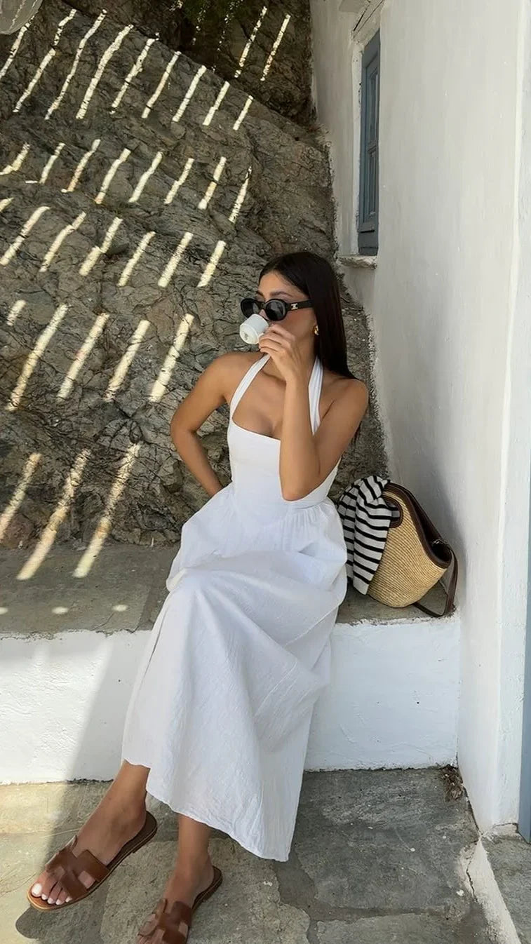 Caden Maxi Dress - White