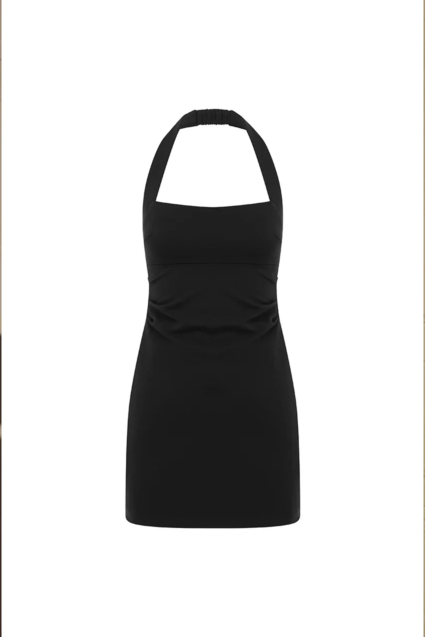 FRANCA MINI DRESS - BLACK