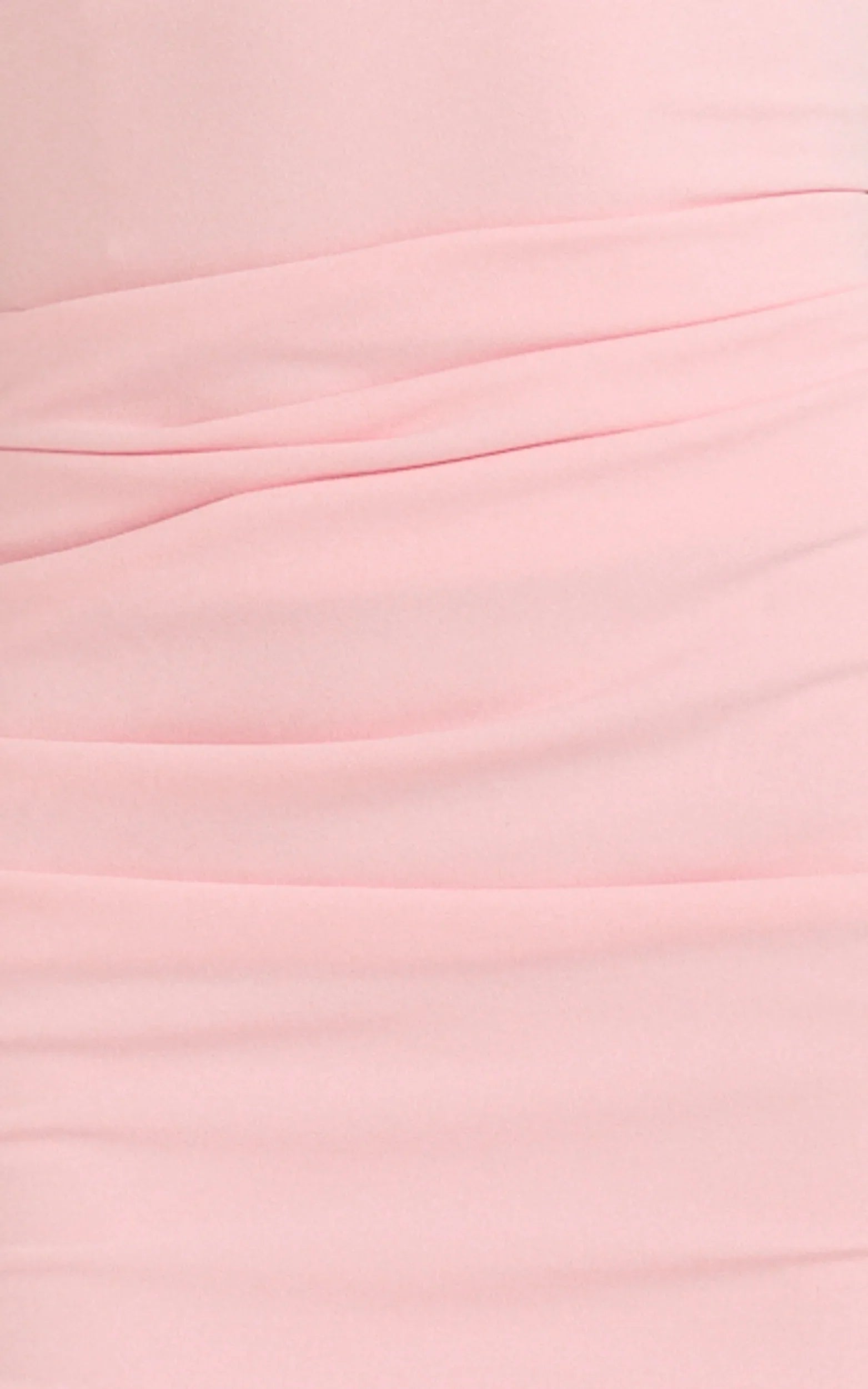 Lani Midi Dress - Scooped Neckline Draped Skirt Halter Dress in Pink