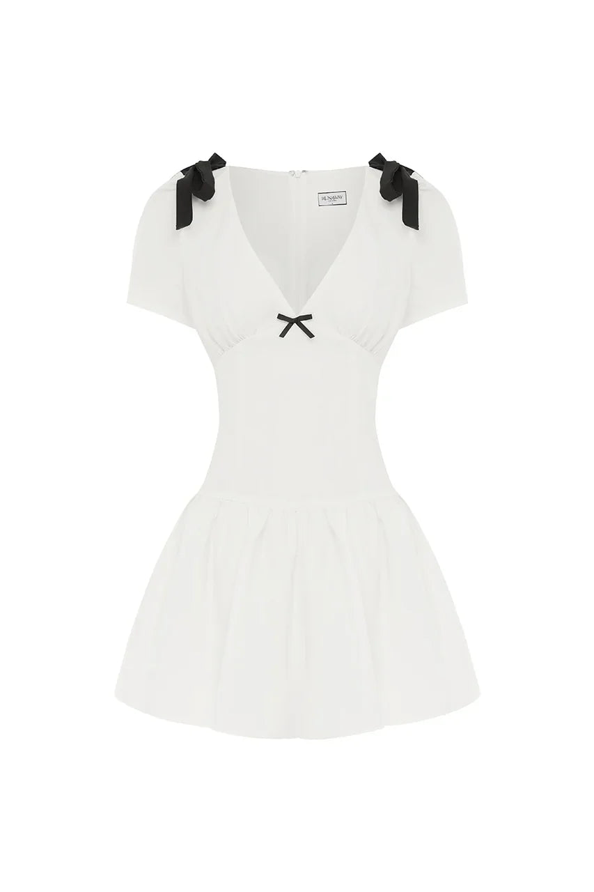 ARIARNE MINI DRESS - WHITE